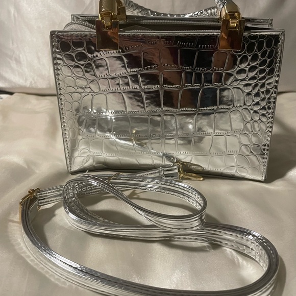 Silver Shoulder & Crossbody mini bag - Picture 3 of 7
